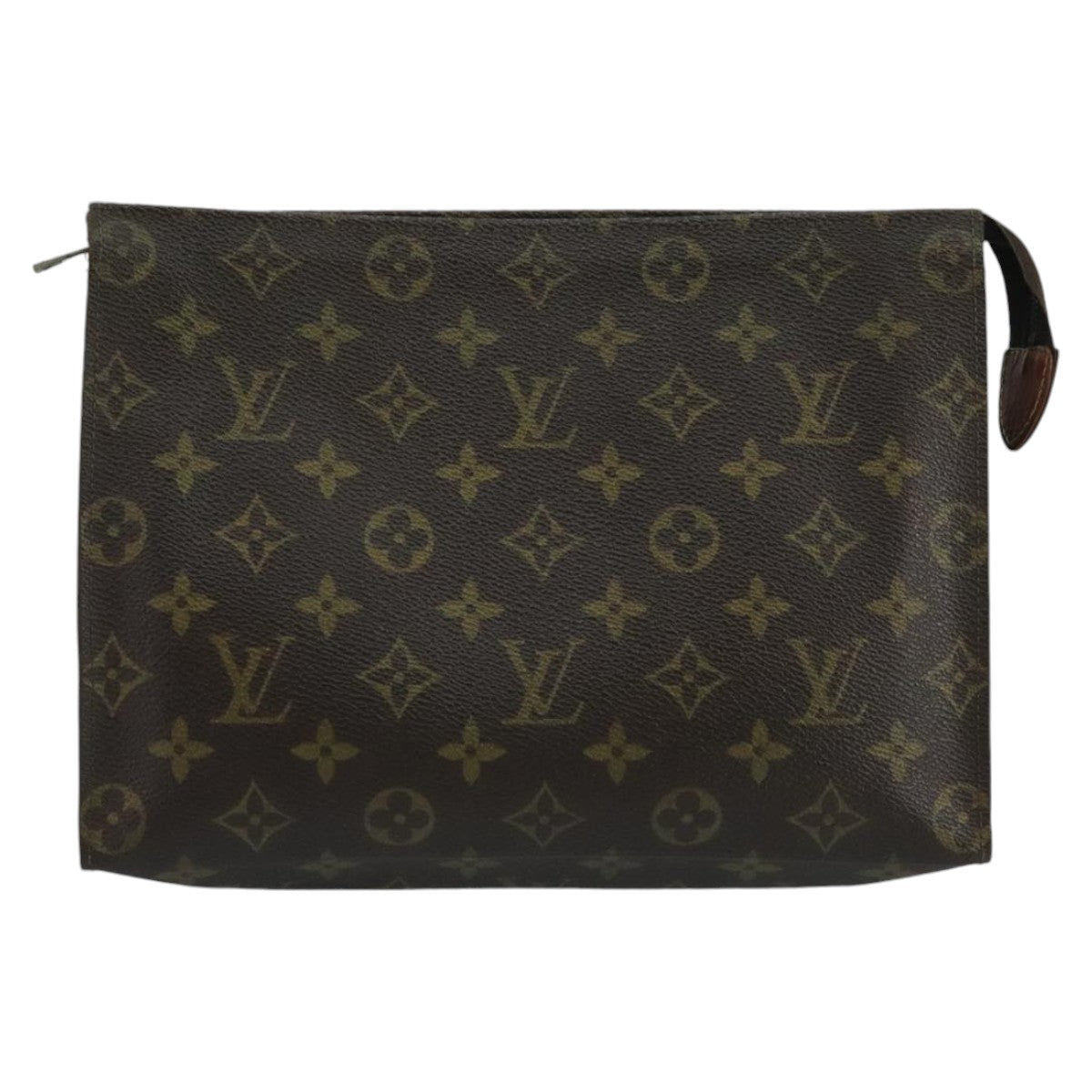 LOUIS VUITTON Monogram Poche Toilette 26 Pouch M47542 LV Auth 100813