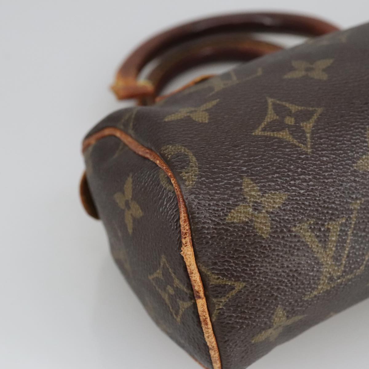 LOUIS VUITTON Monogram Mini Speedy Hand Bag M41534 LV Auth 100815