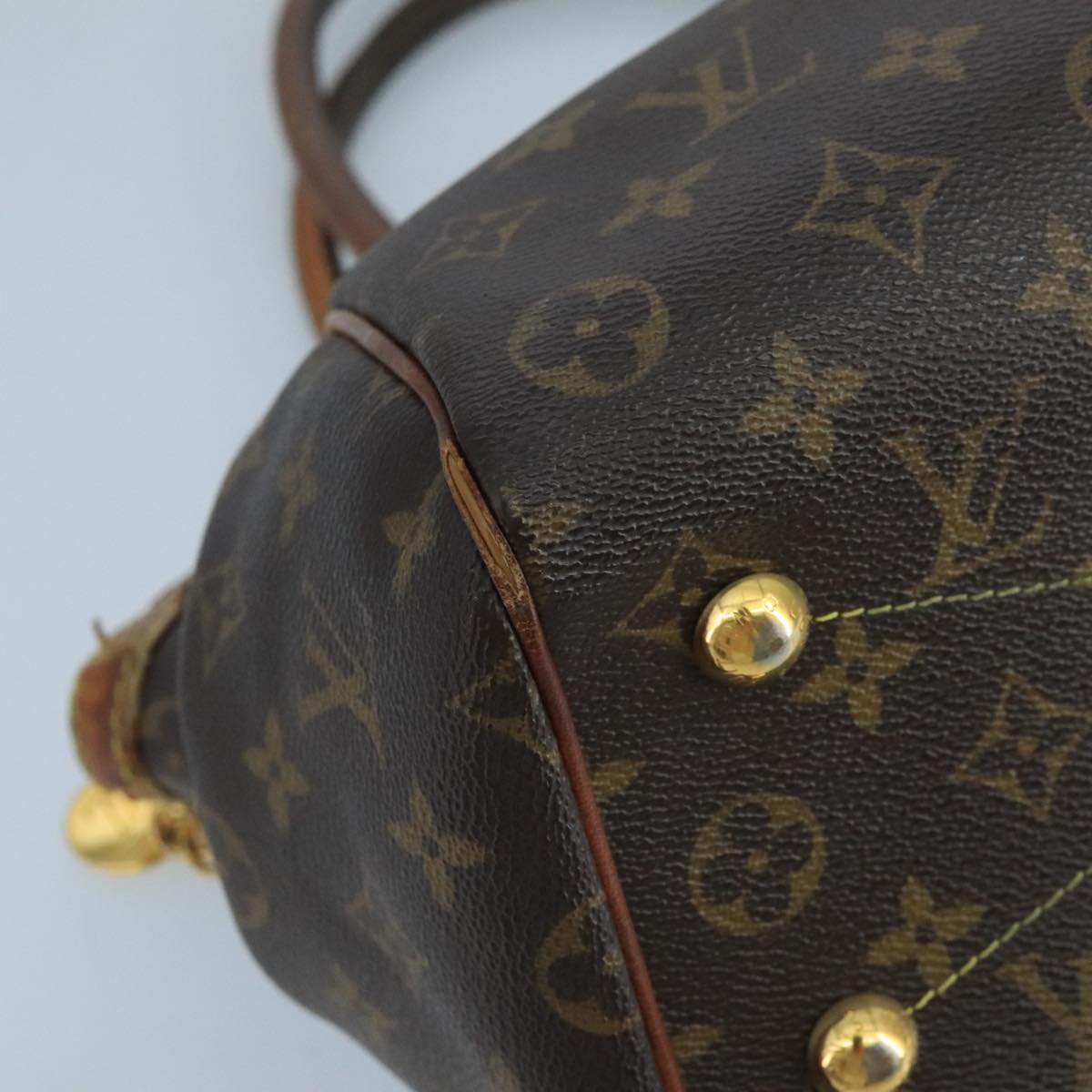 LOUIS VUITTON Monogram Tivoli PM Hand Bag M40143 LV Auth 100816