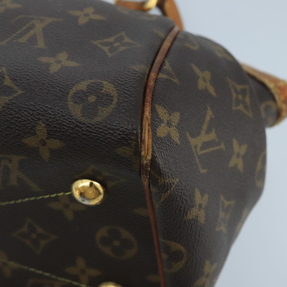 LOUIS VUITTON Monogram Tivoli PM Hand Bag M40143 LV Auth 100816