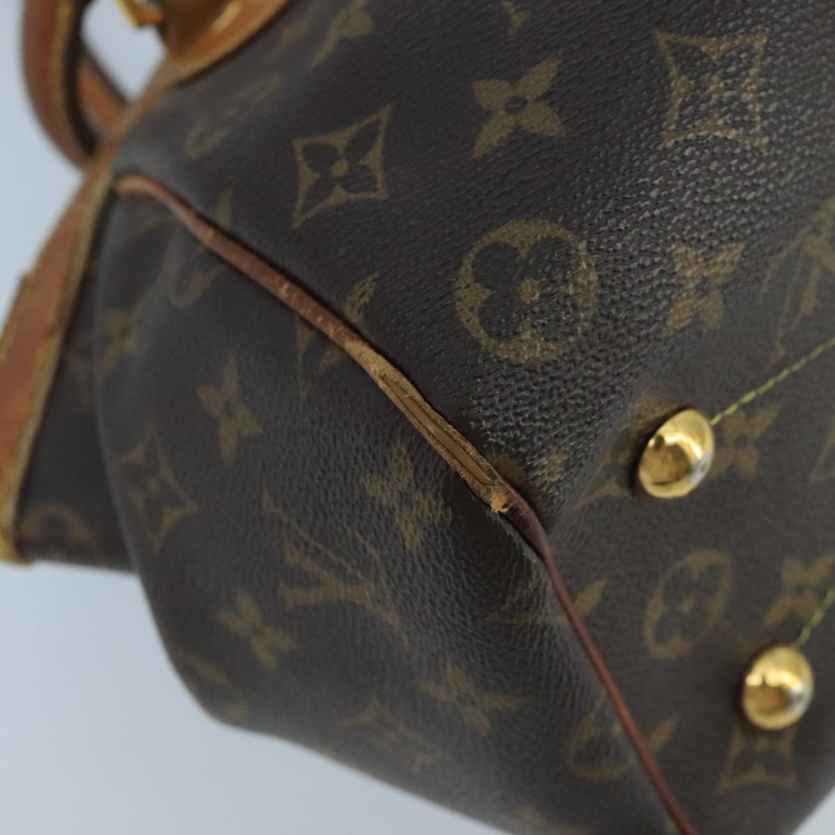 LOUIS VUITTON Monogram Tivoli PM Hand Bag M40143 LV Auth 100816