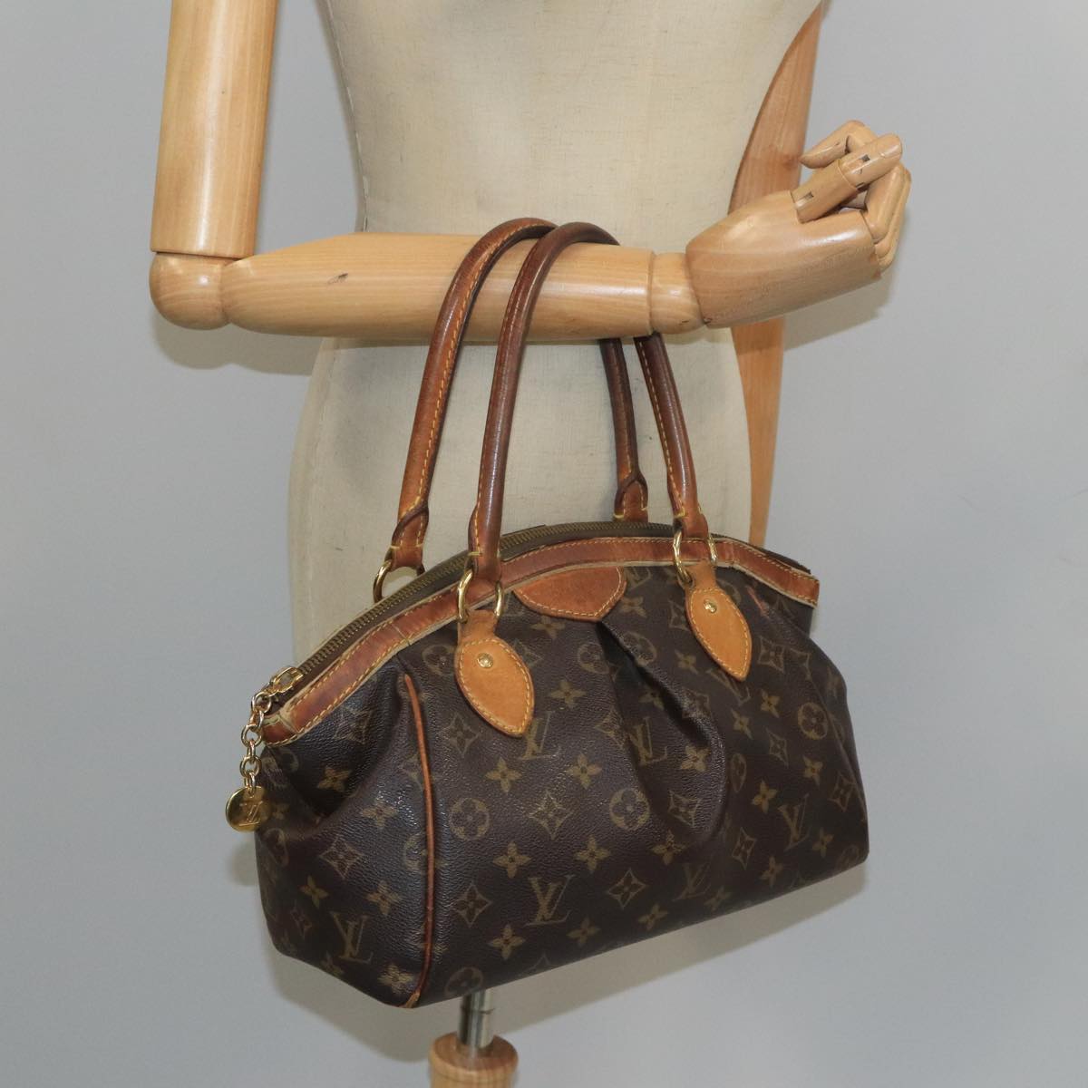 LOUIS VUITTON Monogram Tivoli PM Hand Bag M40143 LV Auth 100816