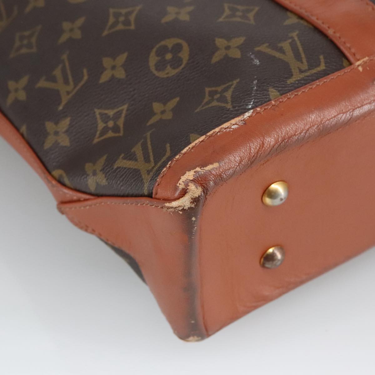 LOUIS VUITTON Monogram Sac Weekend PM Tote Bag M42425 LV Auth 100817