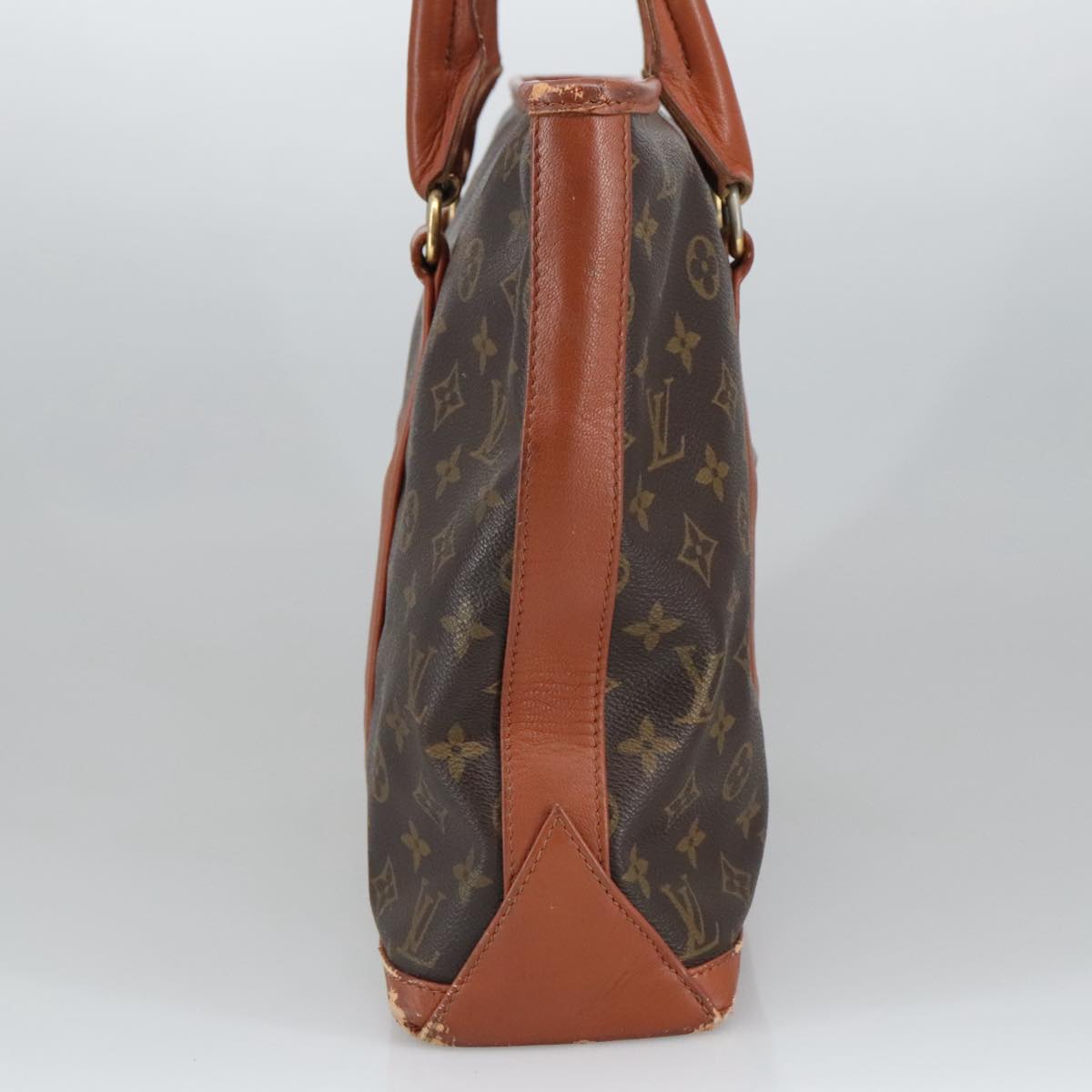 LOUIS VUITTON Monogram Sac Weekend PM Tote Bag M42425 LV Auth 100817