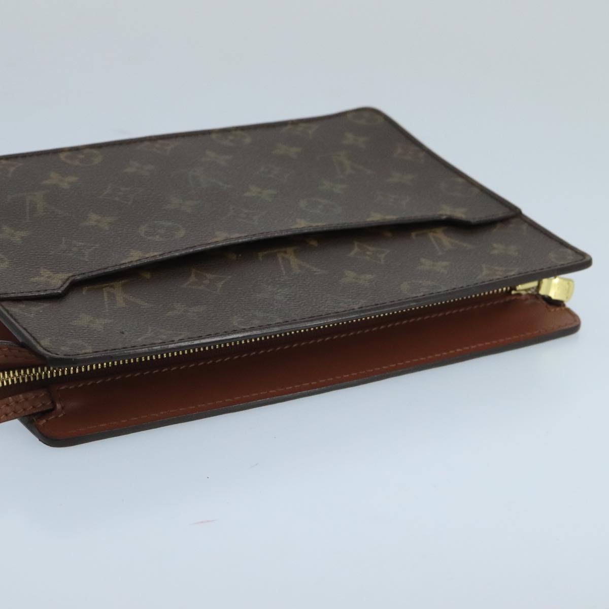 LOUIS VUITTON Monogram Pochette Homme Clutch Bag M51795 LV Auth 100819