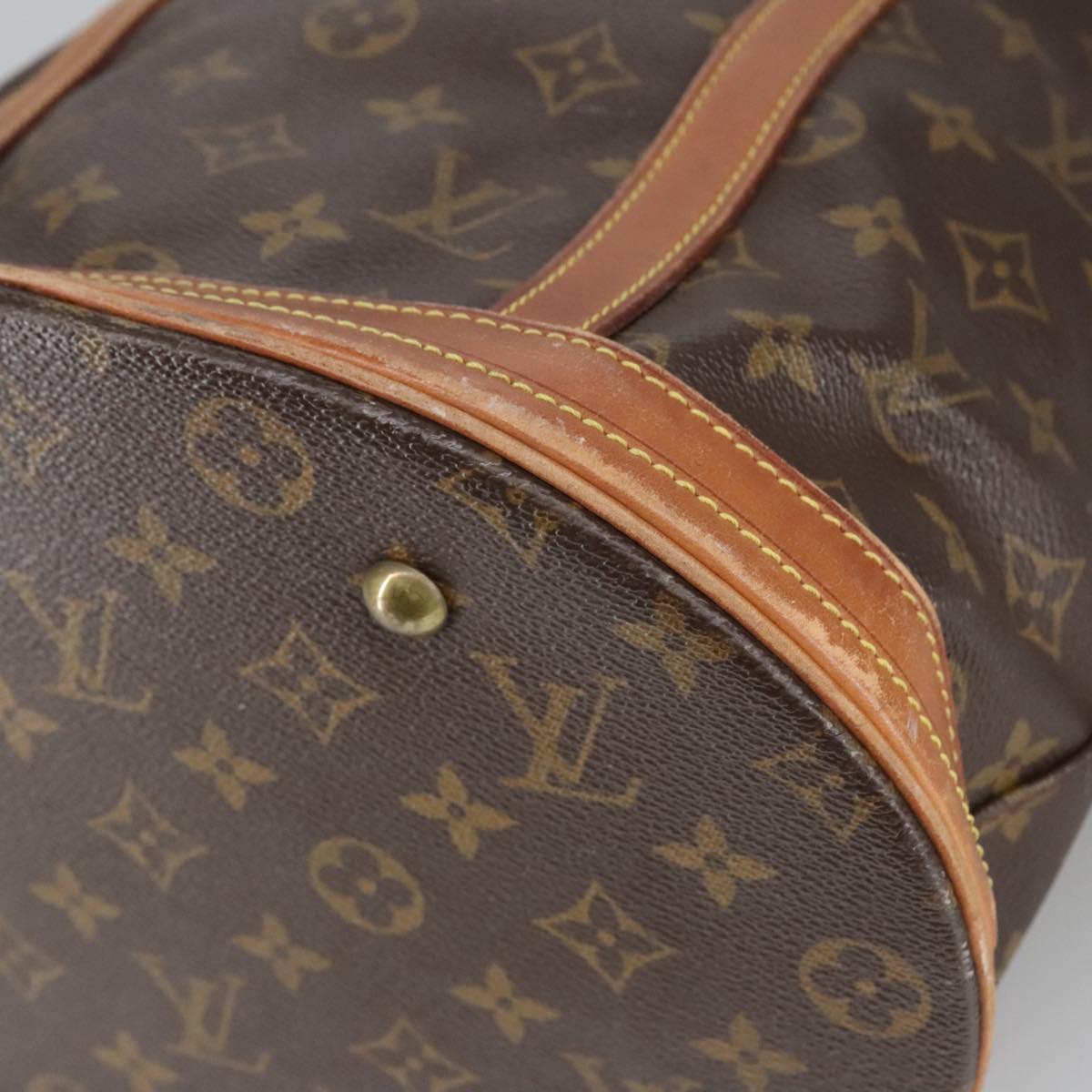 LOUIS VUITTON Monogram Bucket GM Shoulder Bag M42236 LV Auth 100825