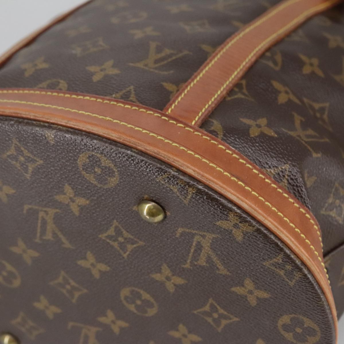 LOUIS VUITTON Monogram Bucket GM Shoulder Bag M42236 LV Auth 100825