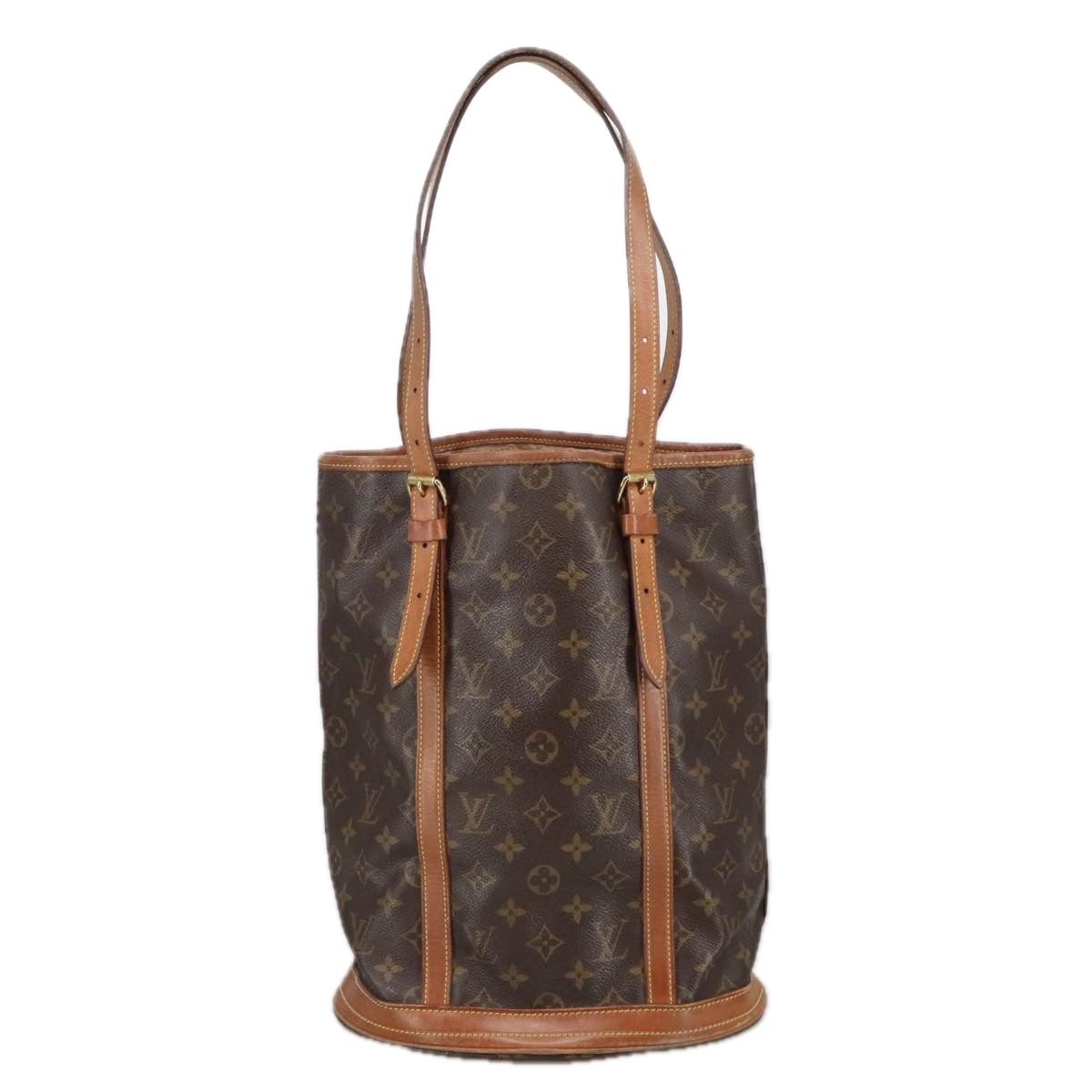 LOUIS VUITTON Monogram Bucket GM Shoulder Bag M42236 LV Auth 100825