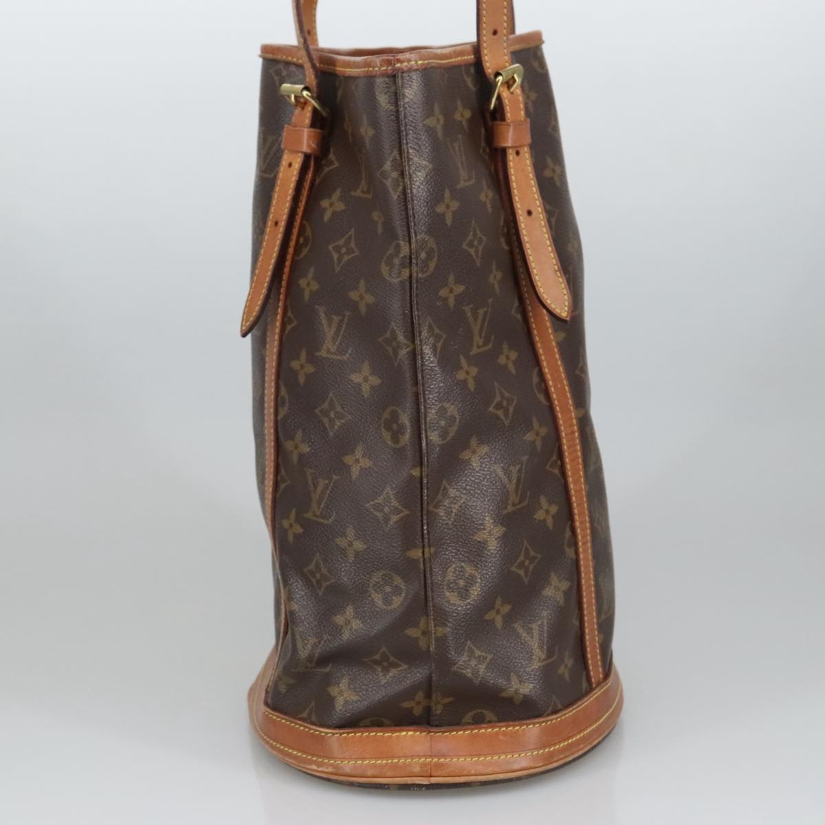 LOUIS VUITTON Monogram Bucket GM Shoulder Bag M42236 LV Auth 100825