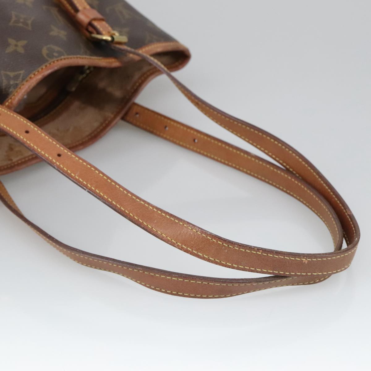 LOUIS VUITTON Monogram Bucket GM Shoulder Bag M42236 LV Auth 100825