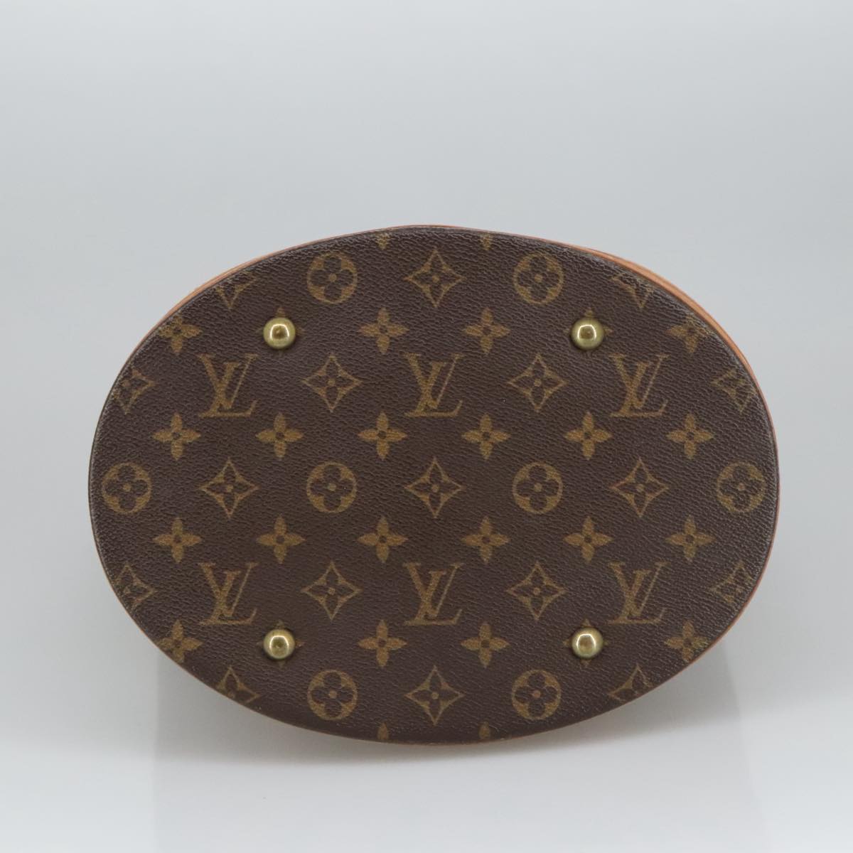 LOUIS VUITTON Monogram Bucket GM Shoulder Bag M42236 LV Auth 100825