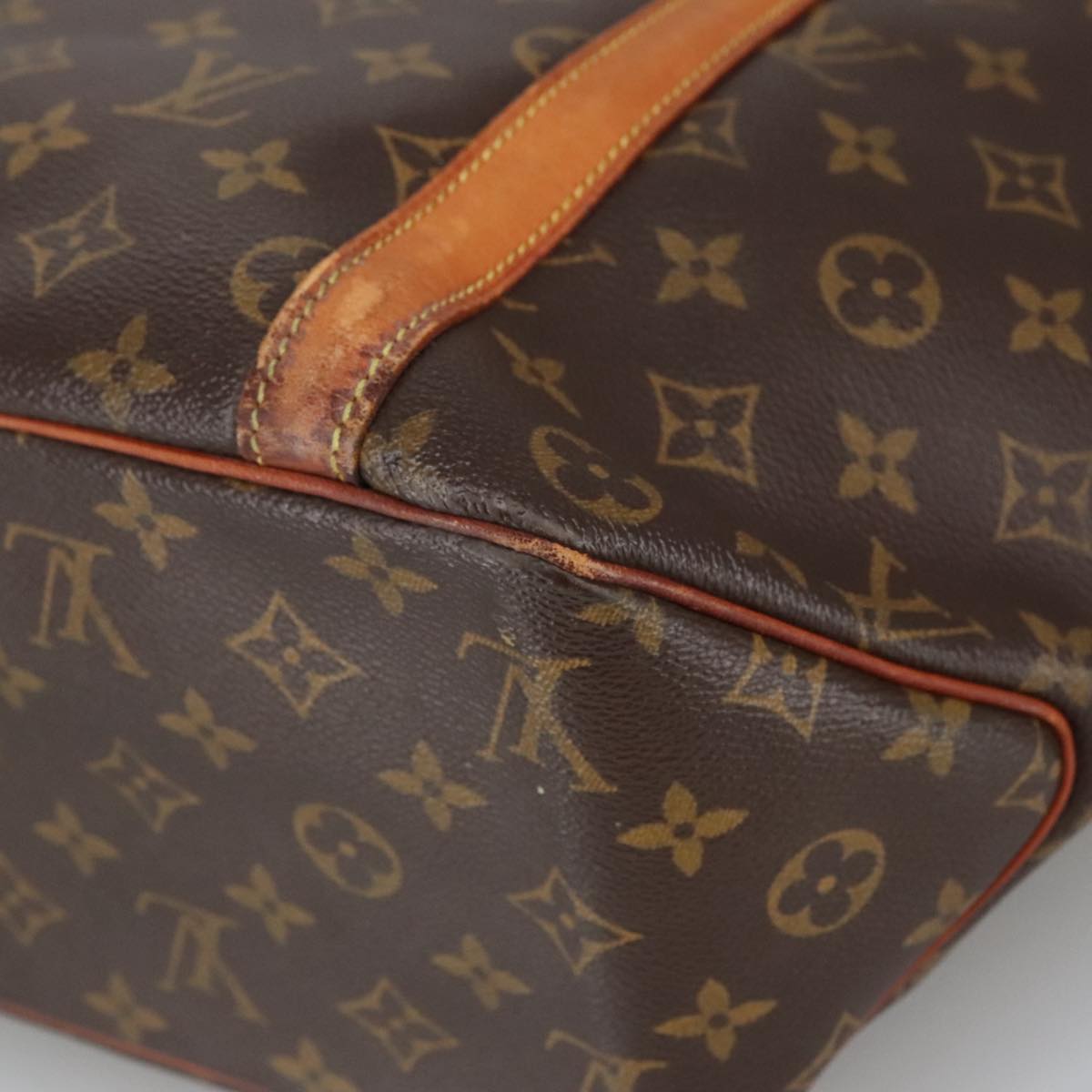 LOUIS VUITTON Monogram Sac Shopping Tote Bag M51108 LV Auth 100831