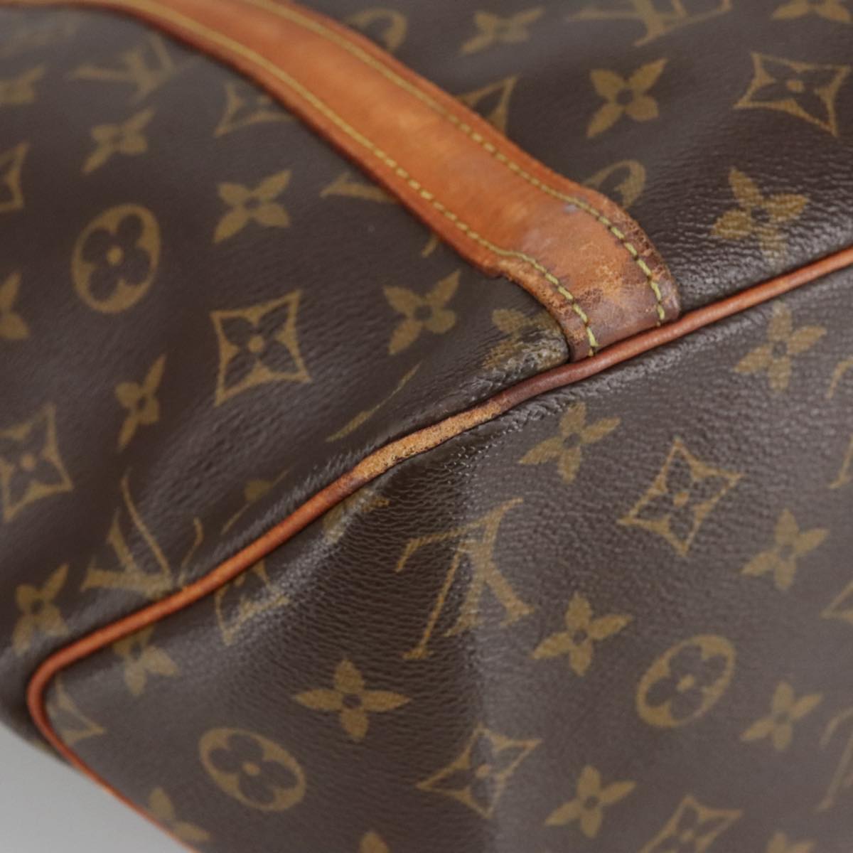 LOUIS VUITTON Monogram Sac Shopping Tote Bag M51108 LV Auth 100831