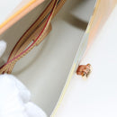 LOUIS VUITTON Monogram Vernis Pochette Fleur Bag Yellow M91118 LV Auth 100844V-10