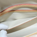 LOUIS VUITTON Monogram Vernis Pochette Fleur Bag Yellow M91118 LV Auth 100844V-21