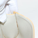 LOUIS VUITTON Monogram Vernis Pochette Fleur Bag Yellow M91118 LV Auth 100844V-11