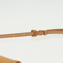 LOUIS VUITTON Monogram Vernis Pochette Fleur Bag Yellow M91118 LV Auth 100844V-8