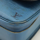 LOUIS VUITTON Epi Cartouchiere MM Shoulder Bag Blue M52245 LV Auth 100848-16