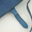 LOUIS VUITTON Epi Cartouchiere MM Shoulder Bag Blue M52245 LV Auth 100848-10