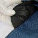 LOUIS VUITTON Epi Cartouchiere MM Shoulder Bag Blue M52245 LV Auth 100848-25