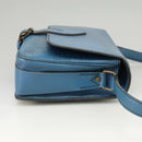LOUIS VUITTON Epi Cartouchiere MM Shoulder Bag Blue M52245 LV Auth 100848-4