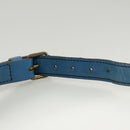 LOUIS VUITTON Epi Cartouchiere MM Shoulder Bag Blue M52245 LV Auth 100848-14