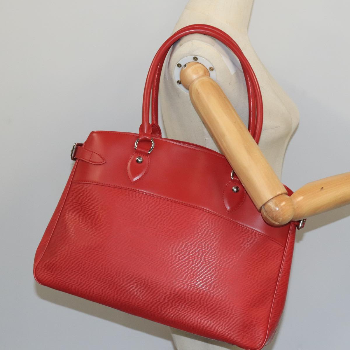 LOUIS VUITTON Epi Passy GM Hand Bag Red M59252 LV Auth 100851