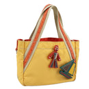 PRADA Hand Bag Nylon Yellow Auth 100865-1