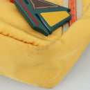 PRADA Hand Bag Nylon Yellow Auth 100865-8