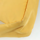 PRADA Hand Bag Nylon Yellow Auth 100865-17