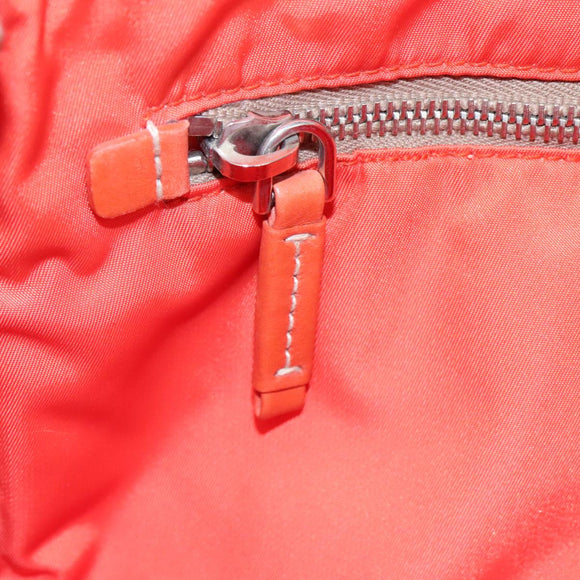 PRADA Hand Bag Nylon Yellow Auth 100865