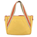 PRADA Hand Bag Nylon Yellow Auth 100865-2