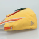 PRADA Hand Bag Nylon Yellow Auth 100865-4