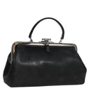 PRADA Hand Bag Leather Black Auth 100868-1