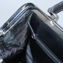 PRADA Hand Bag Leather Black Auth 100868-21