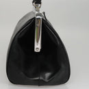 PRADA Hand Bag Leather Black Auth 100868-4