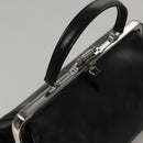 PRADA Hand Bag Leather Black Auth 100868-6