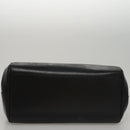 PRADA Hand Bag Leather Black Auth 100868-5