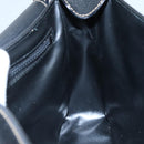 CELINE Shoulder Bag Leather Black Gold Auth 100870-20