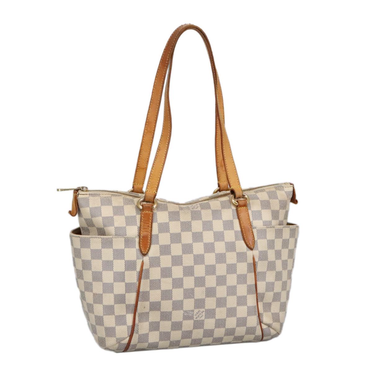 LOUIS VUITTON Damier Azur Totally PM Tote Bag N41280 LV Auth 100896