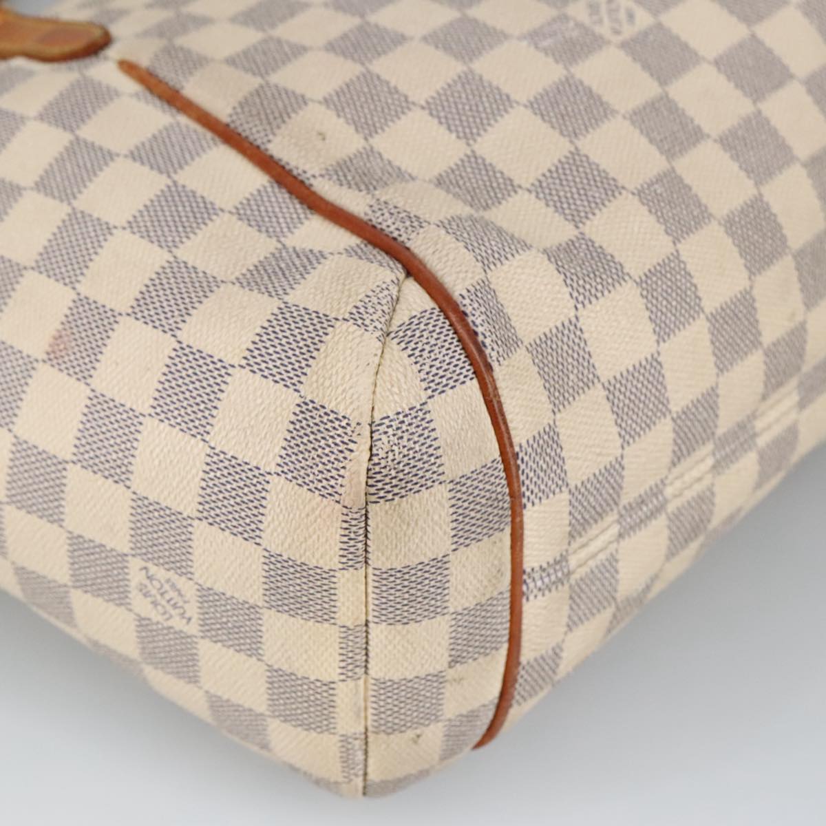 LOUIS VUITTON Damier Azur Totally PM Tote Bag N41280 LV Auth 100896