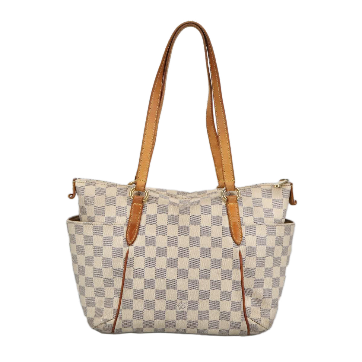 LOUIS VUITTON Damier Azur Totally PM Tote Bag N41280 LV Auth 100896