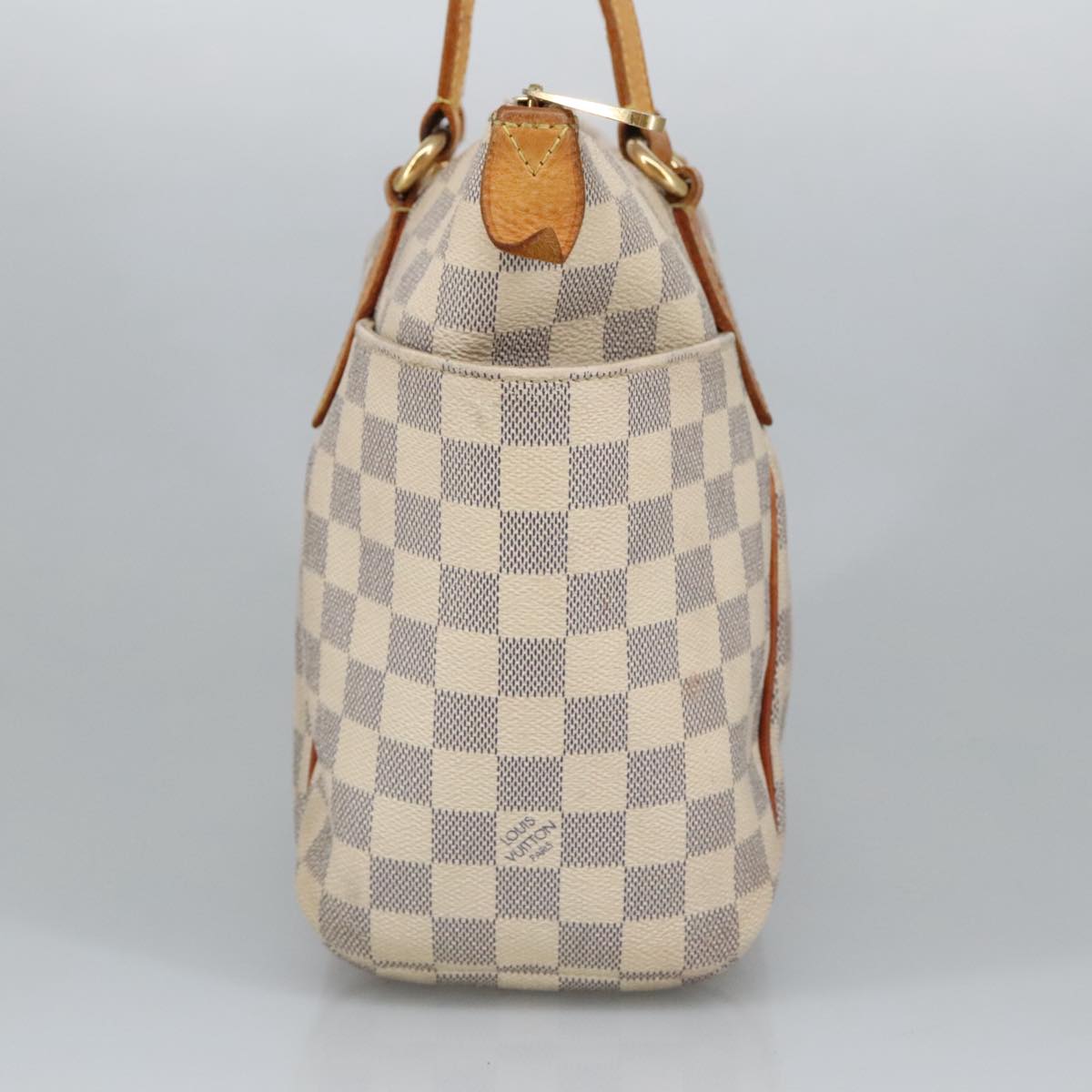 LOUIS VUITTON Damier Azur Totally PM Tote Bag N41280 LV Auth 100896