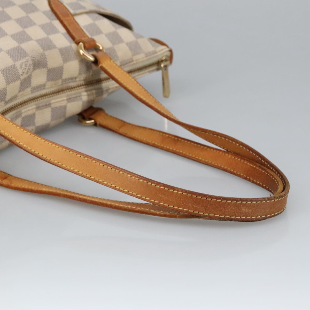 LOUIS VUITTON Damier Azur Totally PM Tote Bag N41280 LV Auth 100896