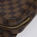LOUIS VUITTON Damier Ebene Geronimos Shoulder Bag N51994 LV Auth 100901-11