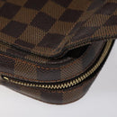 LOUIS VUITTON Damier Ebene Geronimos Shoulder Bag N51994 LV Auth 100901-12