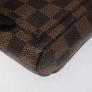 LOUIS VUITTON Damier Ebene Geronimos Shoulder Bag N51994 LV Auth 100901-13