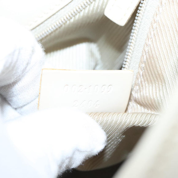 GUCCI GG Canvas Tote Bag Lichtblauw Goud 002 1098 Auth 100928