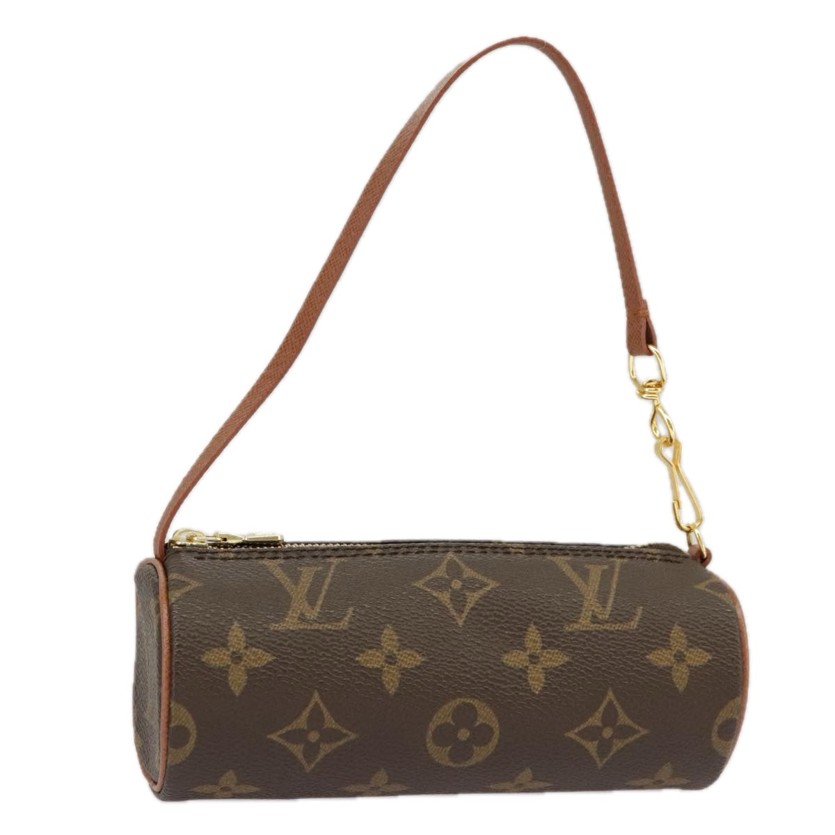 LOUIS VUITTON Monogram Papillon Pouch LV Auth 100966