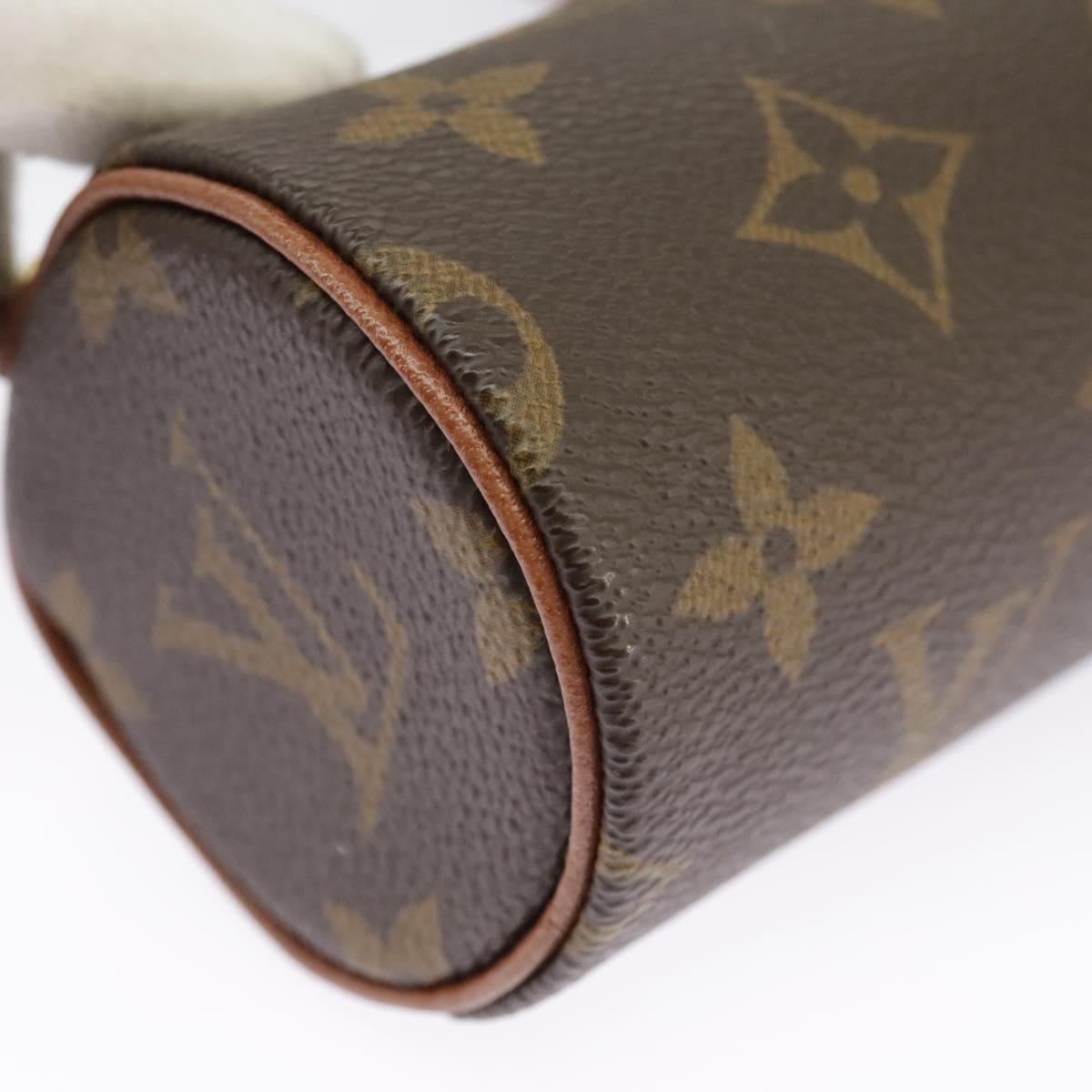 LOUIS VUITTON Monogram Papillon Pouch LV Auth 100966